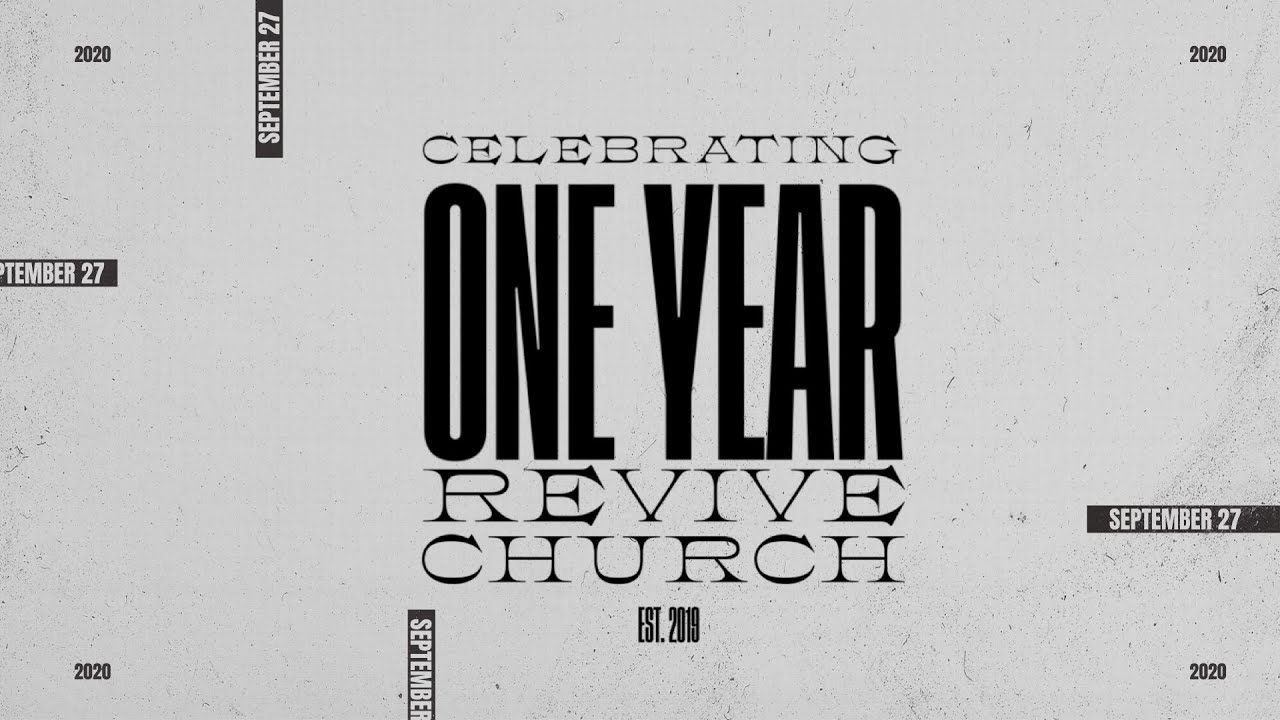 One Year Anniversary